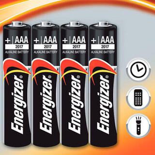 Baterii alcaline Energizer 4x AAA