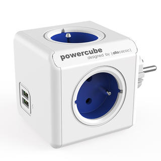 Prelungitor PowerCube Original USB albastru 1