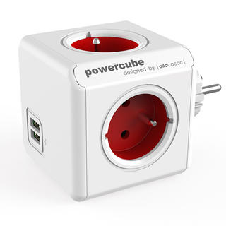 Prelungitor PowerCube Original USB roşu
