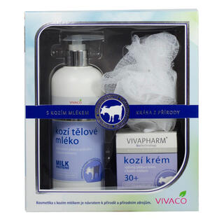 Casetă cadou cosmetice cu lapte de capră VIVAPHARM