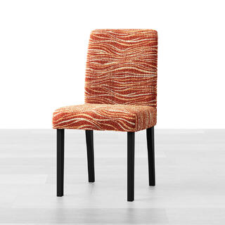 Huse bielastice UNIVERSO NOU dungi cărămizii, scaun cu spatar 2 buc (45 x 45 x 50 cm) 1