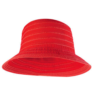 Pălărie de vară roşie, de damă