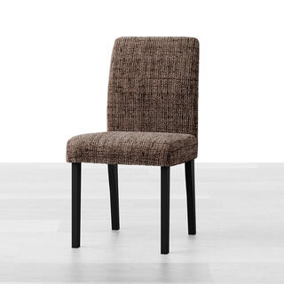 Huse bielastice VITTORIA maro, scaun cu spatar 2 buc (45 x 45 x 50 cm) 1
