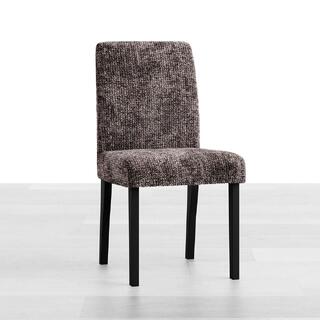 Huse bielastice MARMO maro, scaun cu spatar 2 buc (45 x 45 x 50 cm) 1