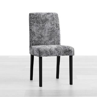 Huse bielastice MARMO gri, scaun cu spatar 2 buc (45 x 45 x 50 cm) 1