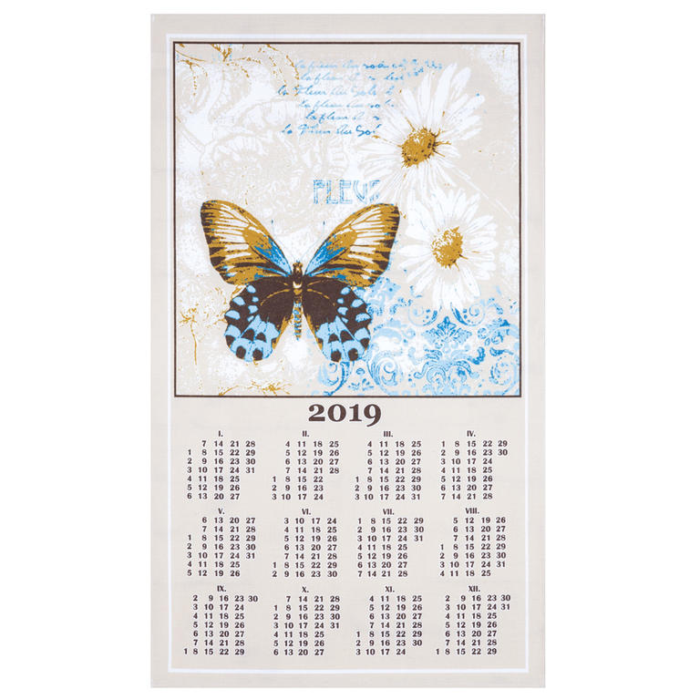 Calendar Textil Fluture 2019 Dedoma