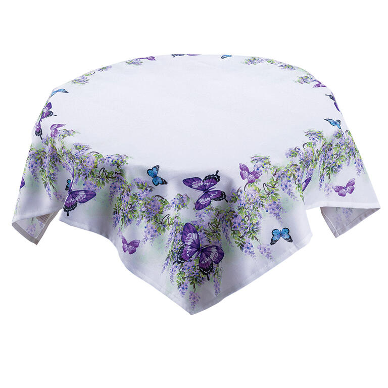 Faţă de masă FLUTURI violet, 85 x 85 cm 1