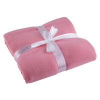 Pătură fleece MILENA roz, 150 x 200 cm 1